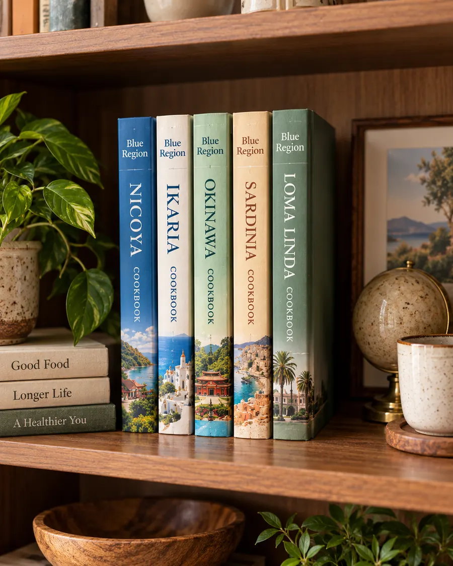 Blue Regions book collection