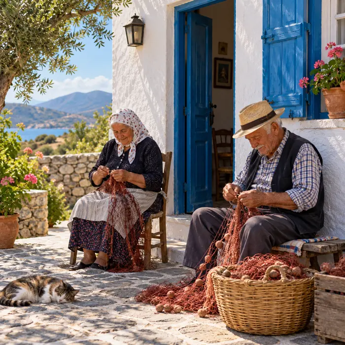 Ikaria, Greece — island landscape representing the Blue Regions